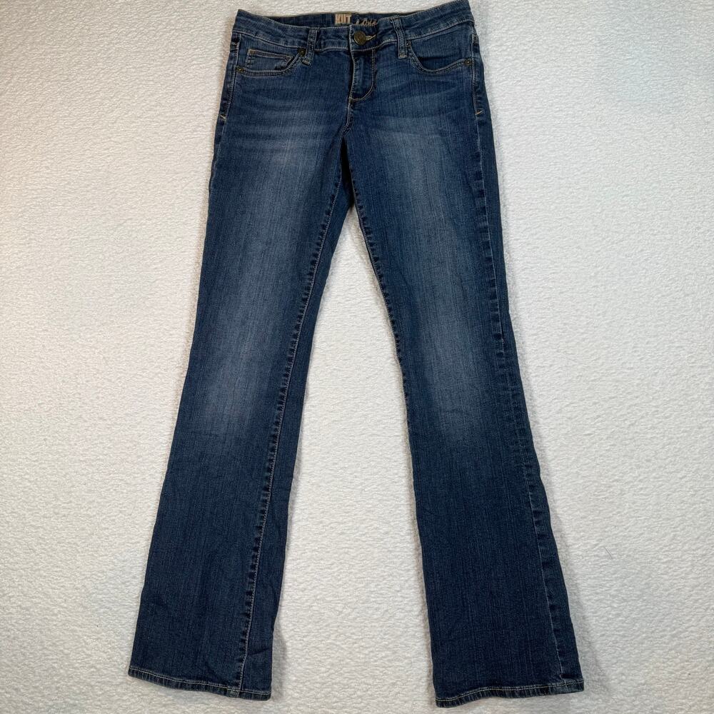 Kut from the kloth womens bootleg size 4 dark denim jeans
